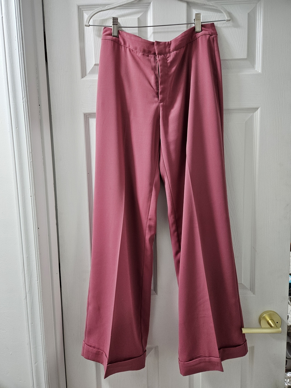 Women's Wide-Leg Pink Dress Pants Size 4